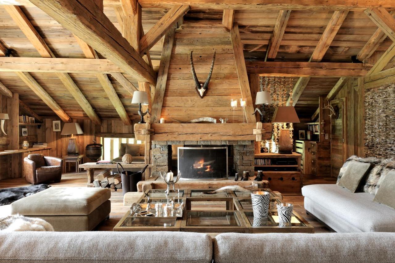 Chalet Javen - 520m2 avec piscine chauffée et home cinéma Megève Extérieur photo