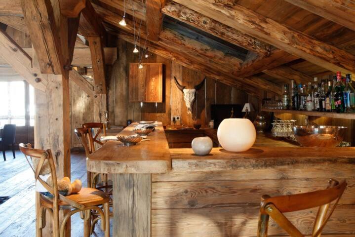 Chalet Javen - 520m2 avec piscine chauffée et home cinéma Megève Extérieur photo