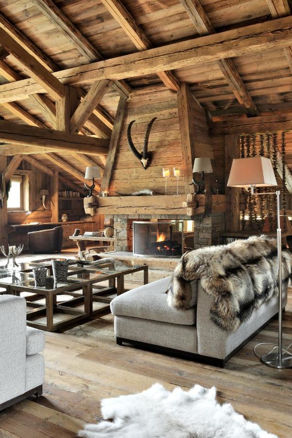 Chalet Javen - 520m2 avec piscine chauffée et home cinéma Megève Extérieur photo